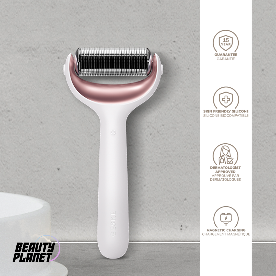 Geske SmartAppGuided™ MicroNeedle Face & Body Roller (9 in 1)