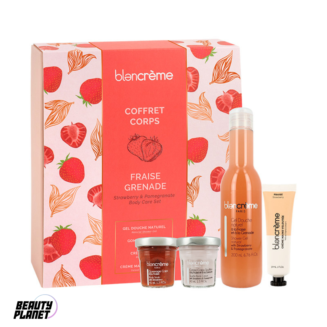 Blancrème Strawberry & Pomegranate Body Sweetness Box