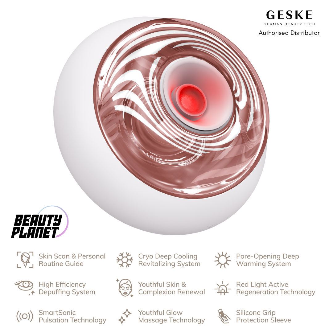 Geske Sonic Cool & Warm Face and Body Massager | 9 in 1