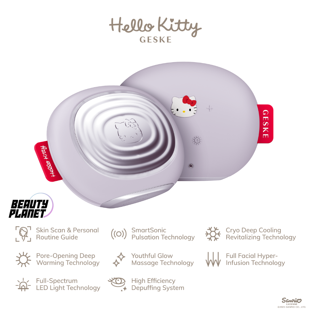 Hello Kitty Geske SmartAppGuided™ Sonic Warm & Cool Mask | 8 in 1