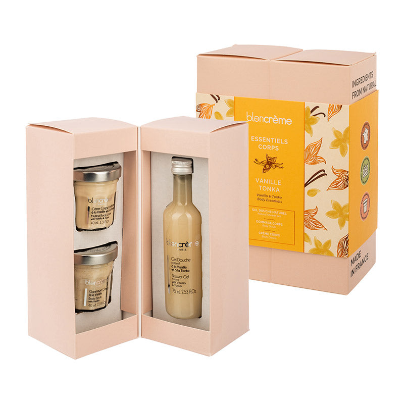 Blancrème Vanilla & Tonka Body Essentials Trio