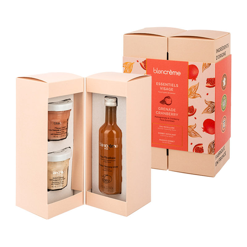 Blancrème Pomegranate & Cranberry Face Essentials Trio