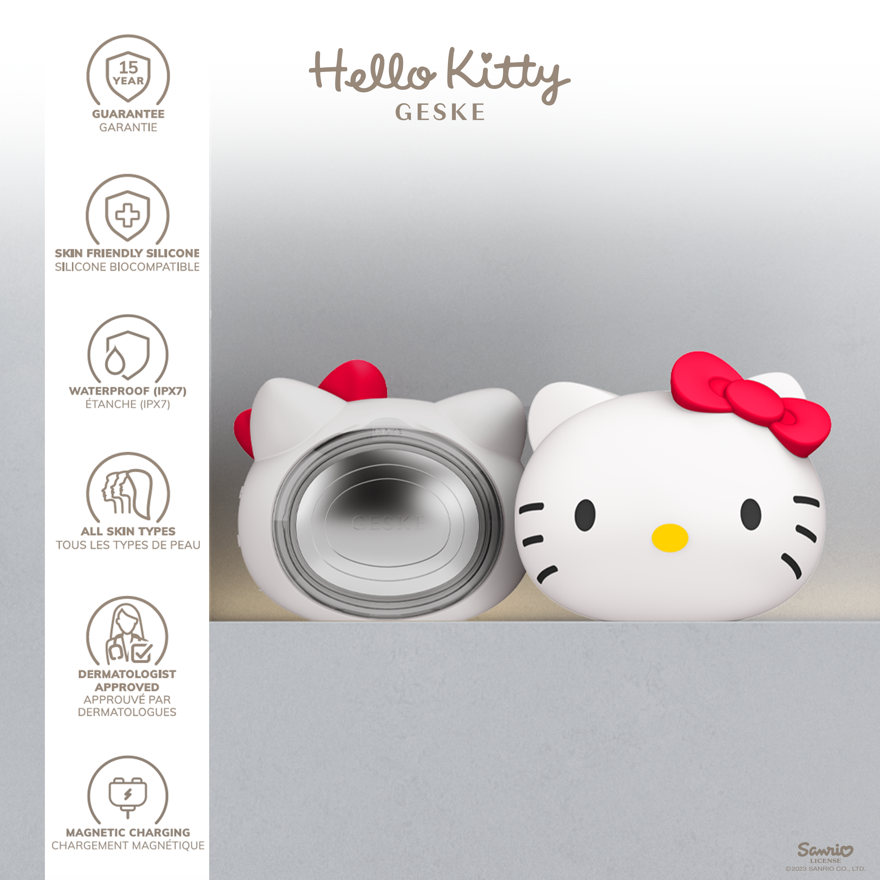 Hello Kitty Geske SmartAppGuided™ Sonic Warm & Cool Mask | 8 in 1