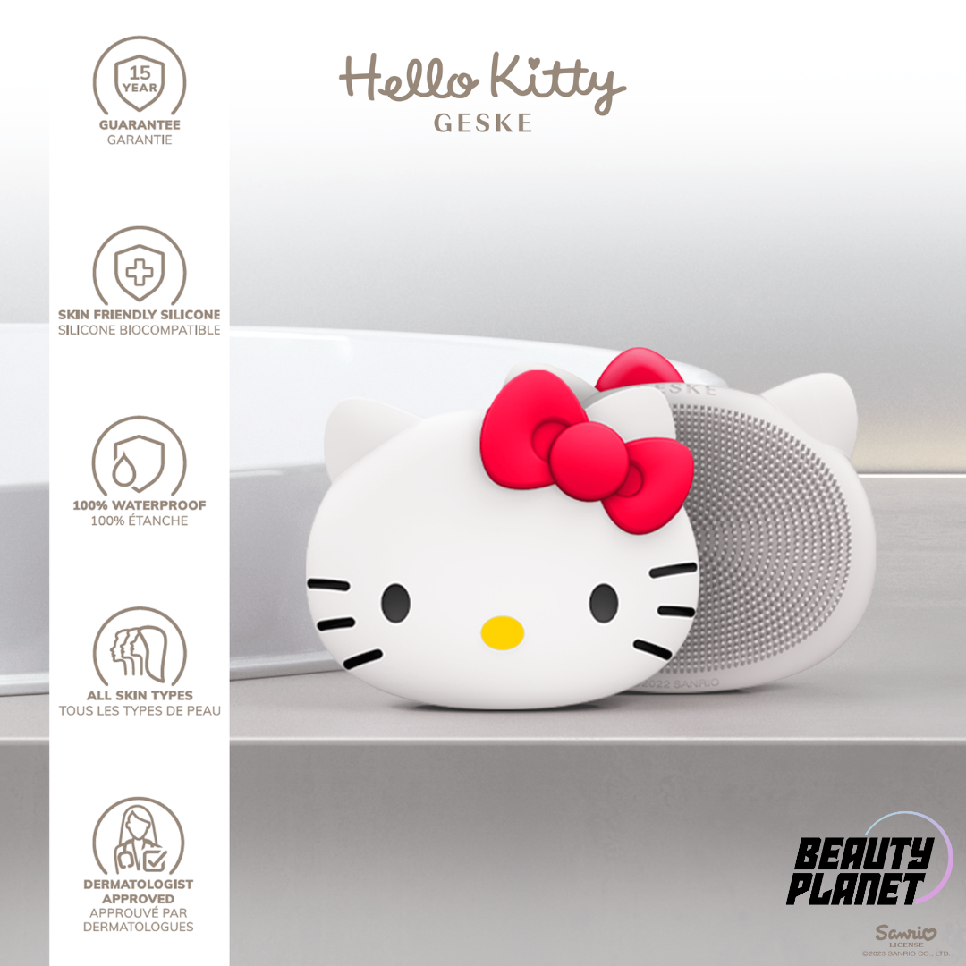 Hello Kitty Geske SmartAppGuided™ Facial Brush | 3 in 1 Hello Kitty