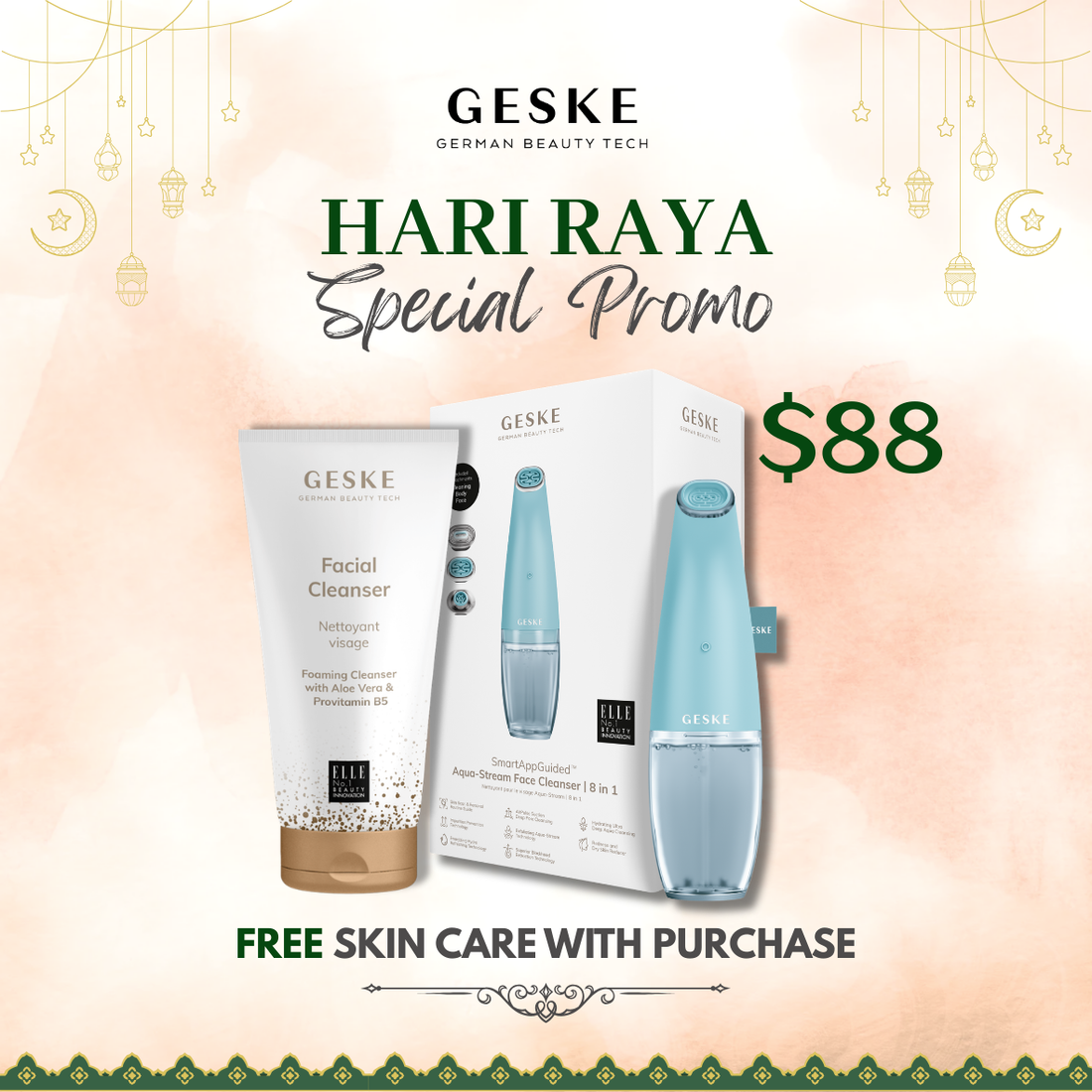 Geske Aqua-Stream Face Cleanser | 8 in 1