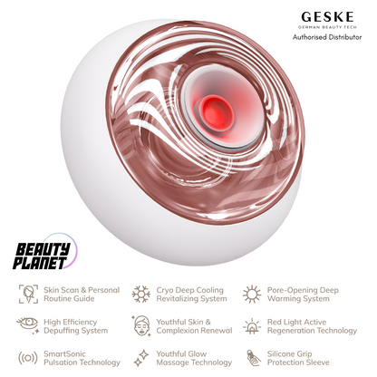 Geske Sonic Cool &amp; Warm Face and Body Massager | 9 in 1