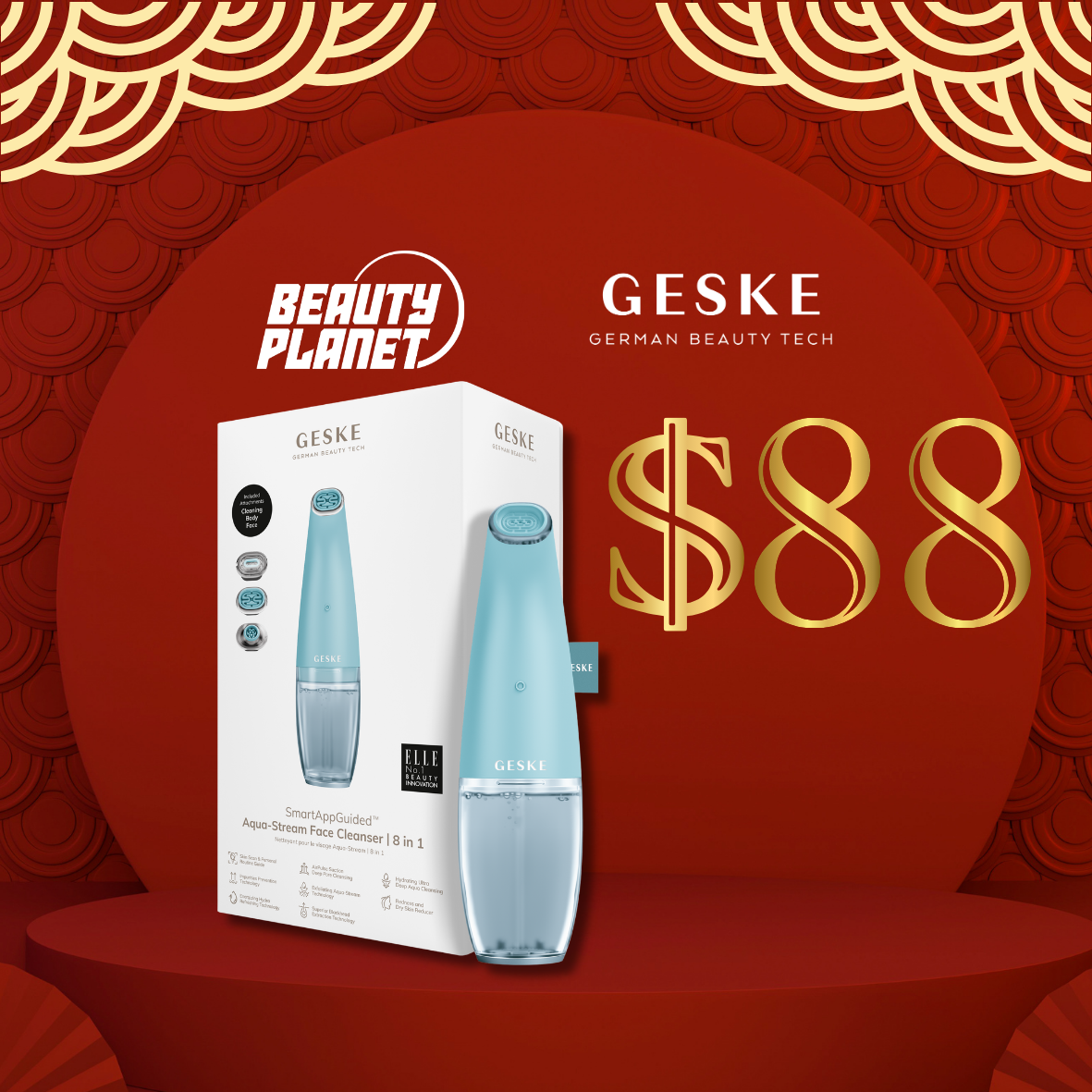 Geske Aqua-Stream Face Cleanser | 8 in 1