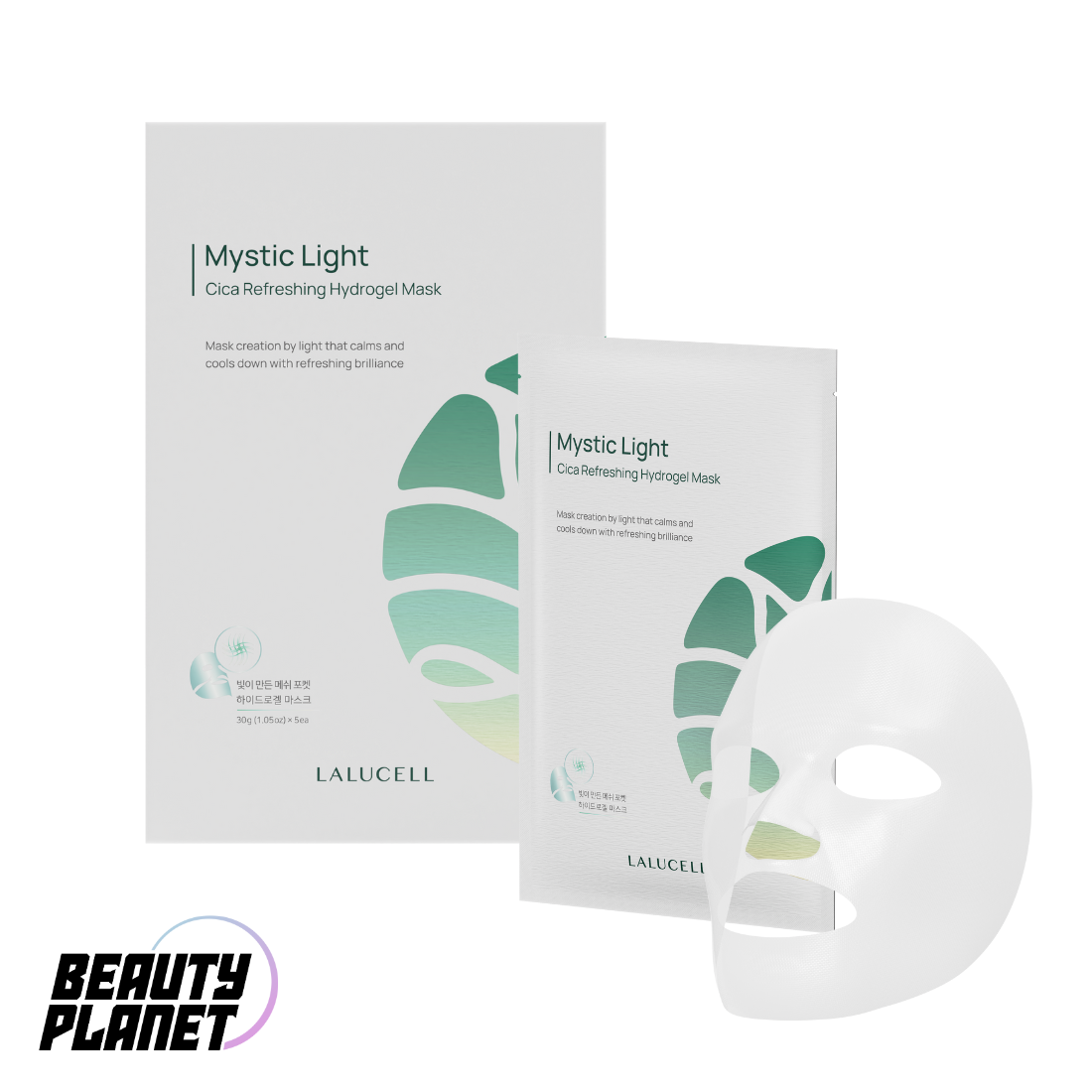 LALUCELL Mystic Light Cica Refreshing Hydrogel Mask