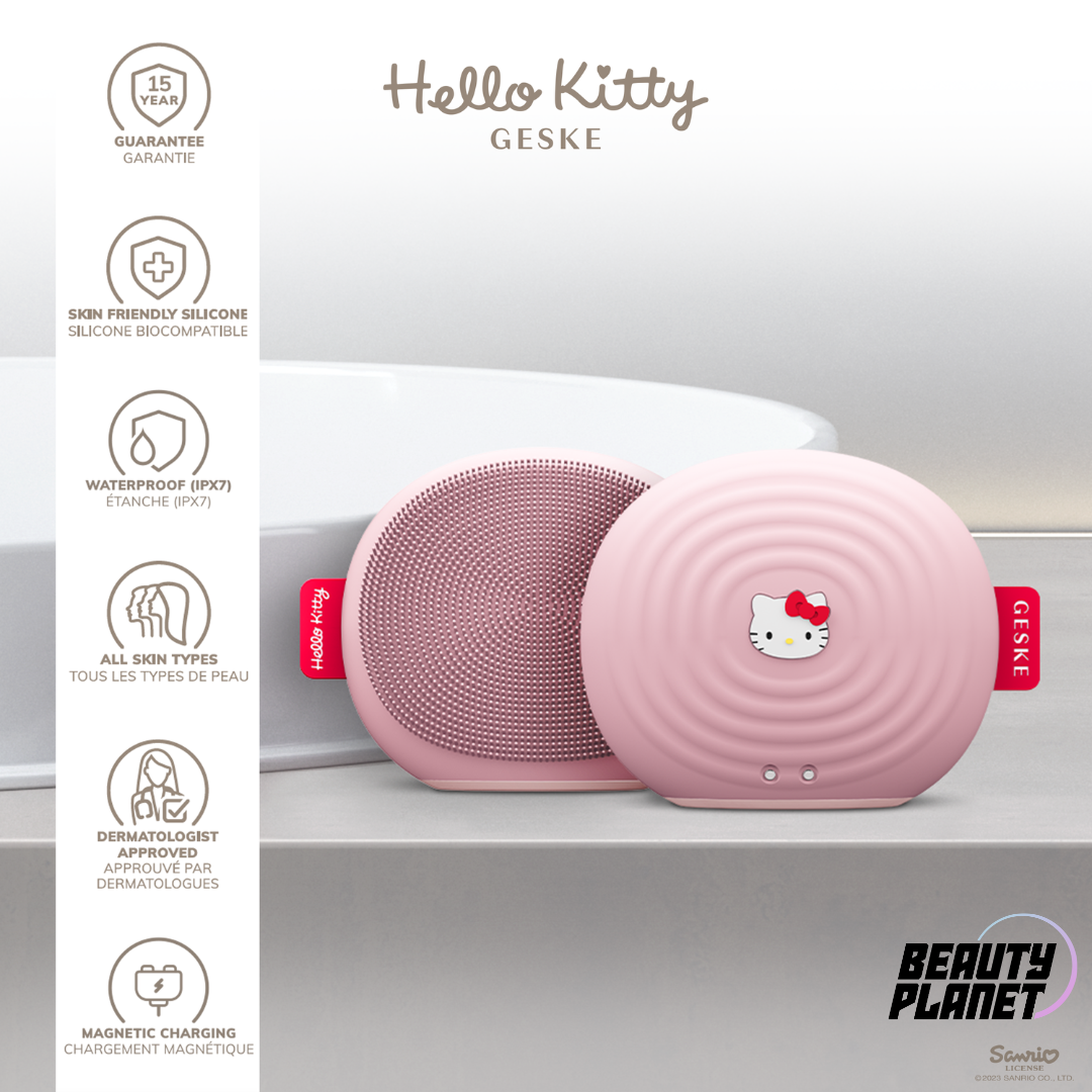 Hello Kitty Geske SmartAppGuided™ Sonic Facial Brush | 4 in 1