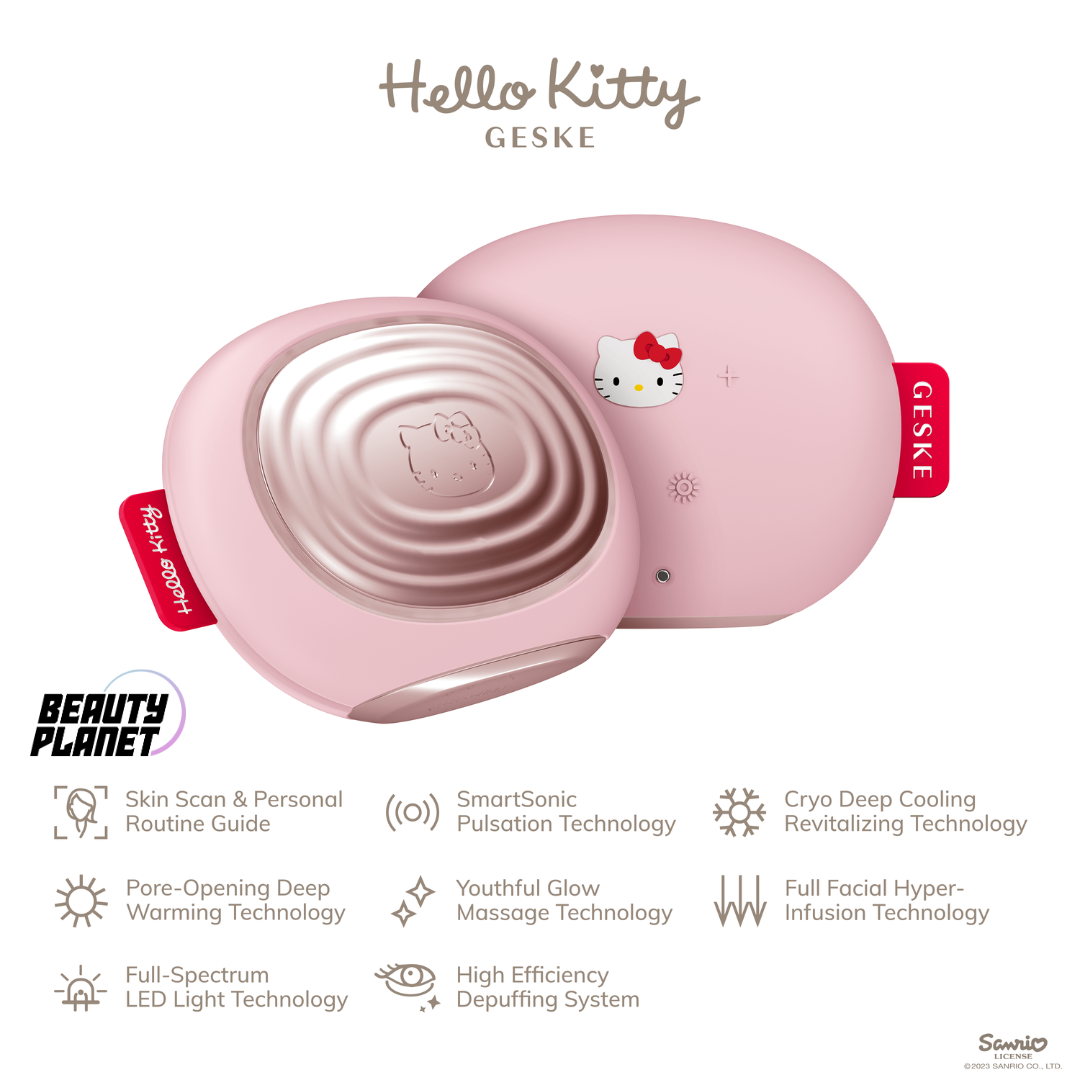 Hello Kitty Geske SmartAppGuided™ Sonic Warm &amp; Cool Mask | 8 in 1